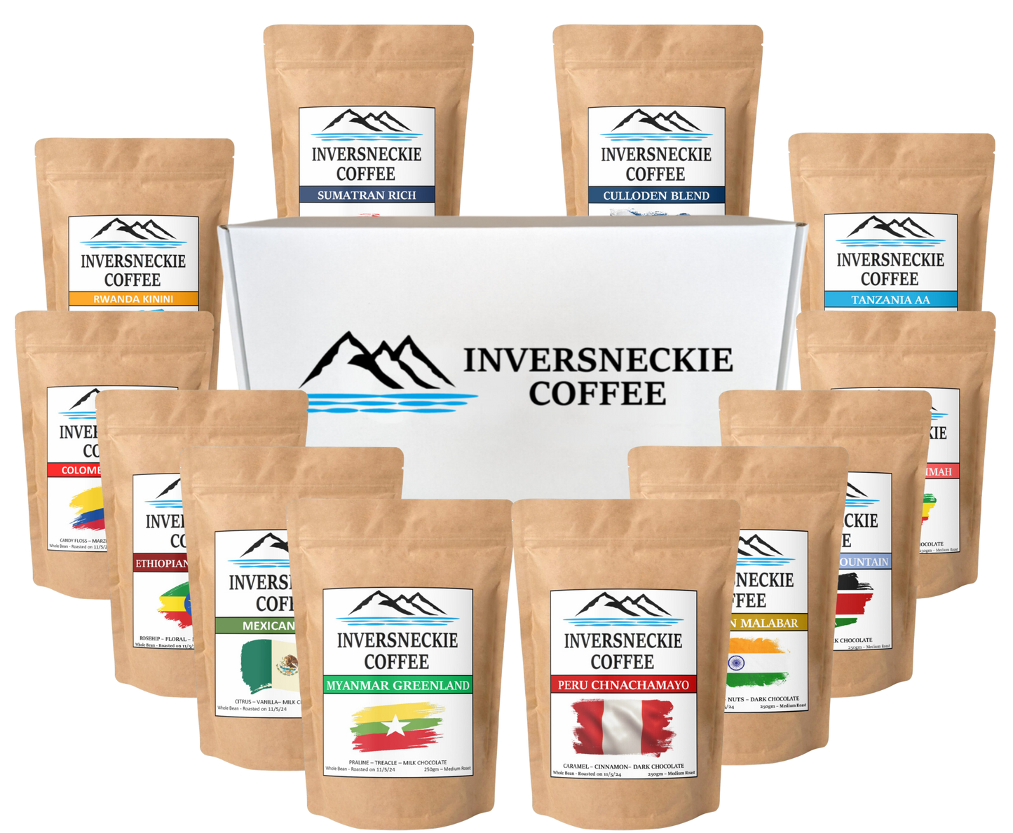 Coffee Bundle - 12 Bags 250gm
